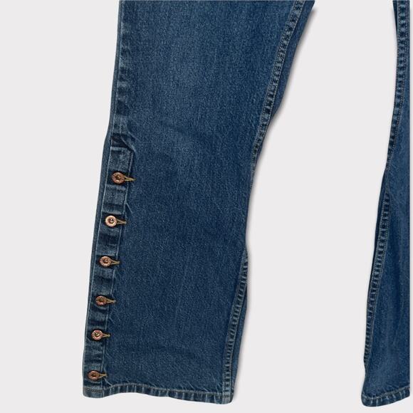 Tommy Hilfiger VTG Y2K Button Hem Jeans | 9 - Picture 5 of 8